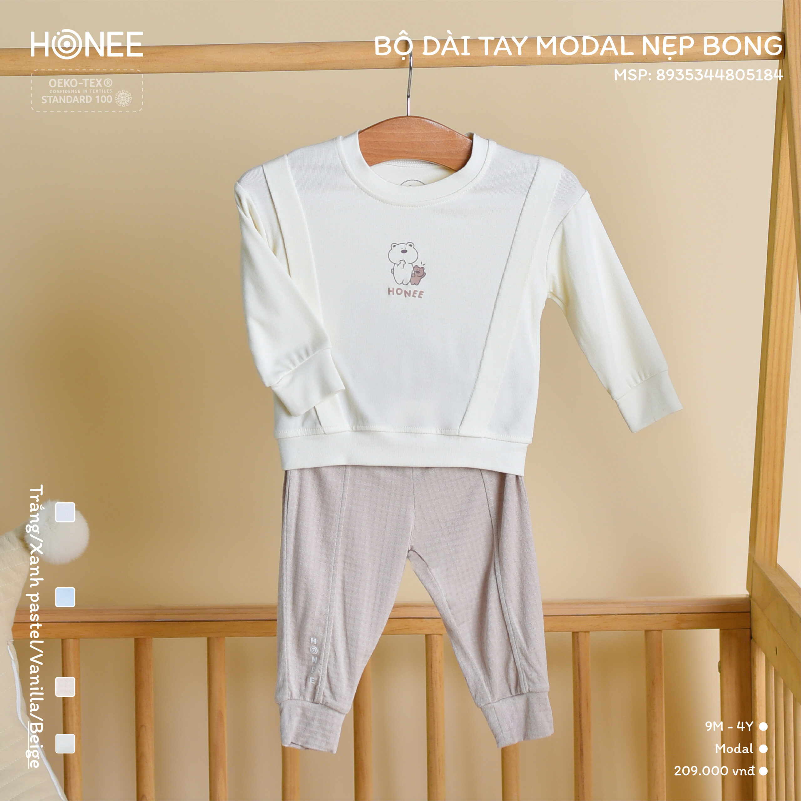 5184-Bộ dài tay modal nẹp bong