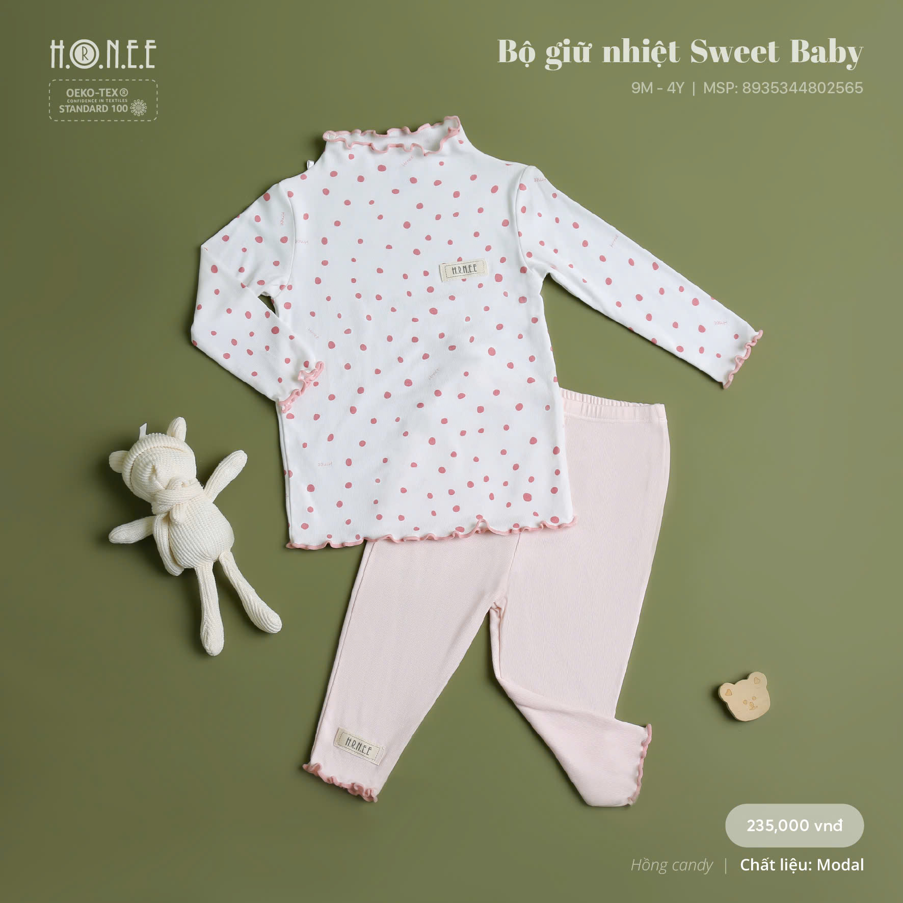 pink thermal set for kids pink thermal set for kids