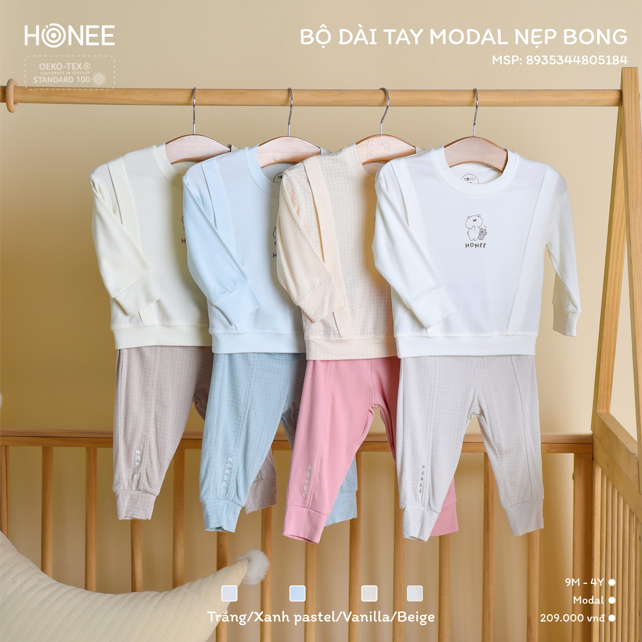 5184-Bộ dài tay modal nẹp bong